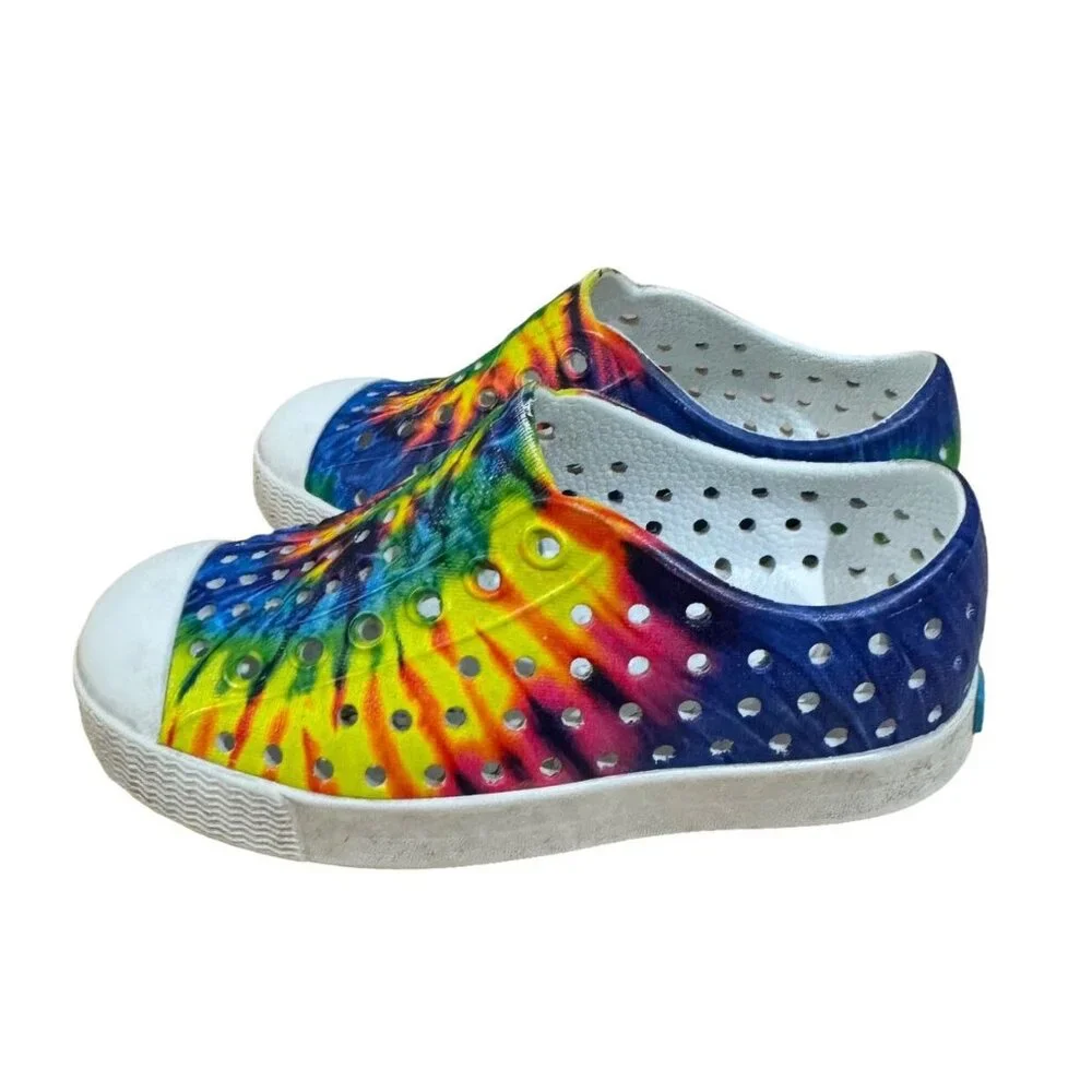 Native Jefferson Tie Dye Shoes Size C7
